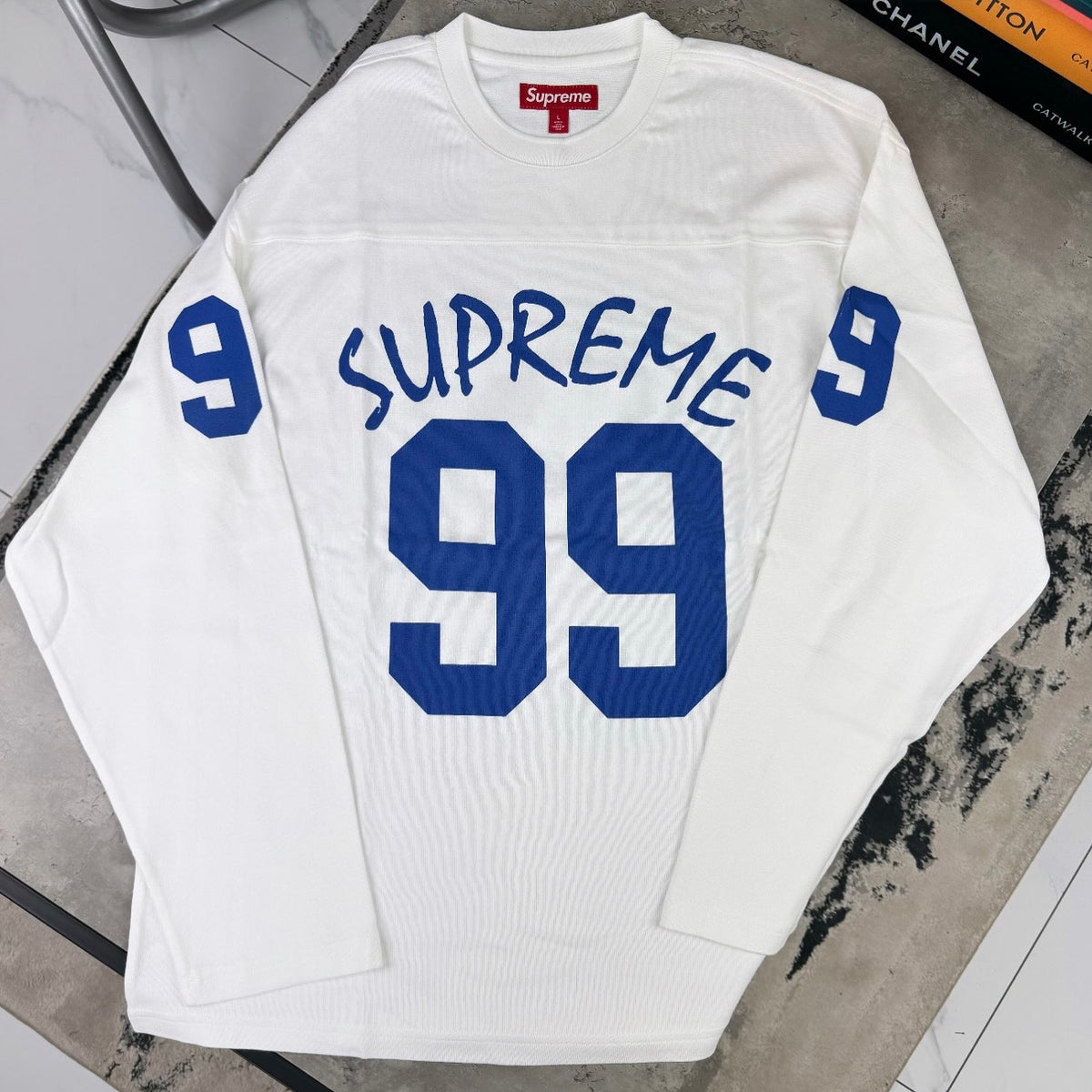 S Long Sleeve Top in White