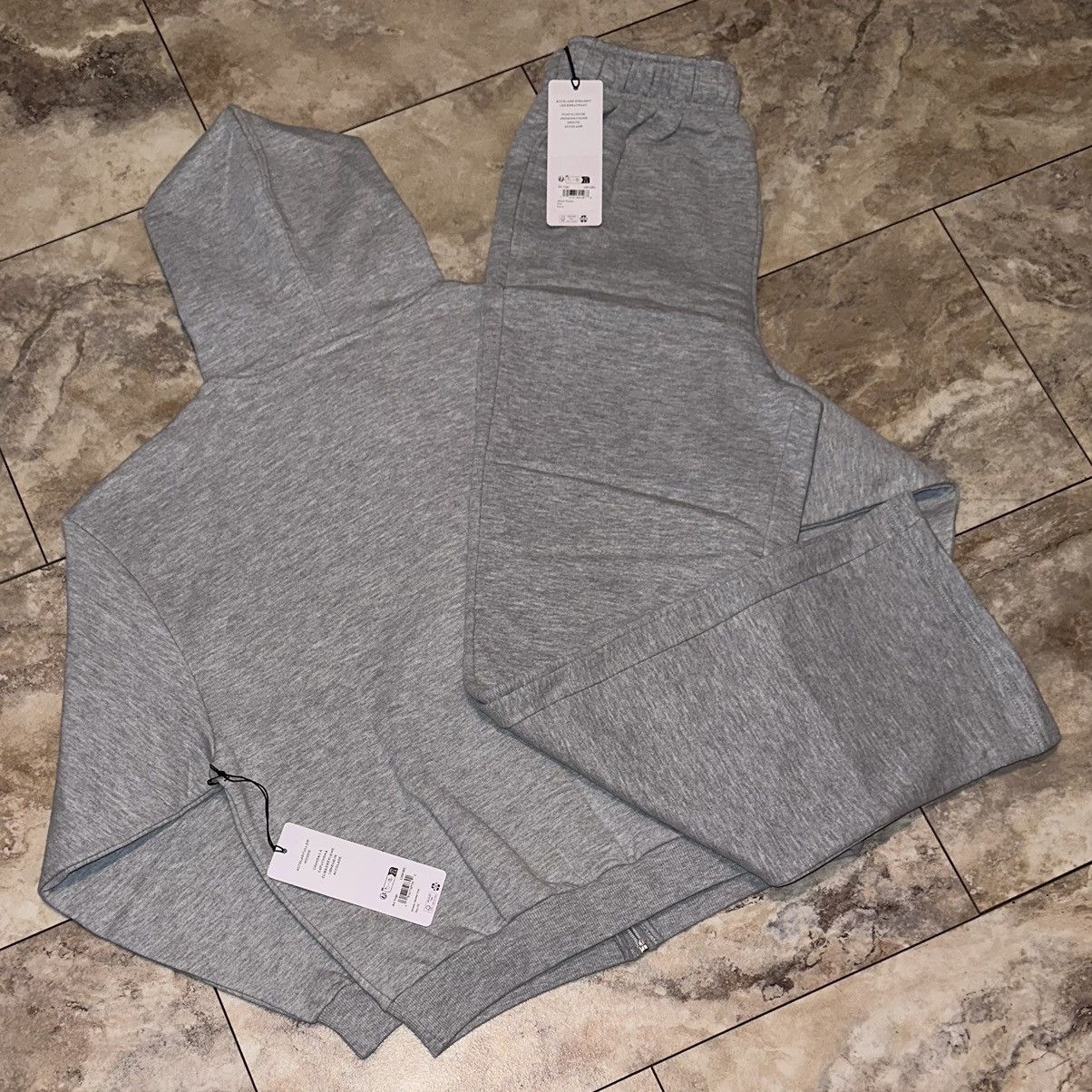 A** Zip Set in Grey