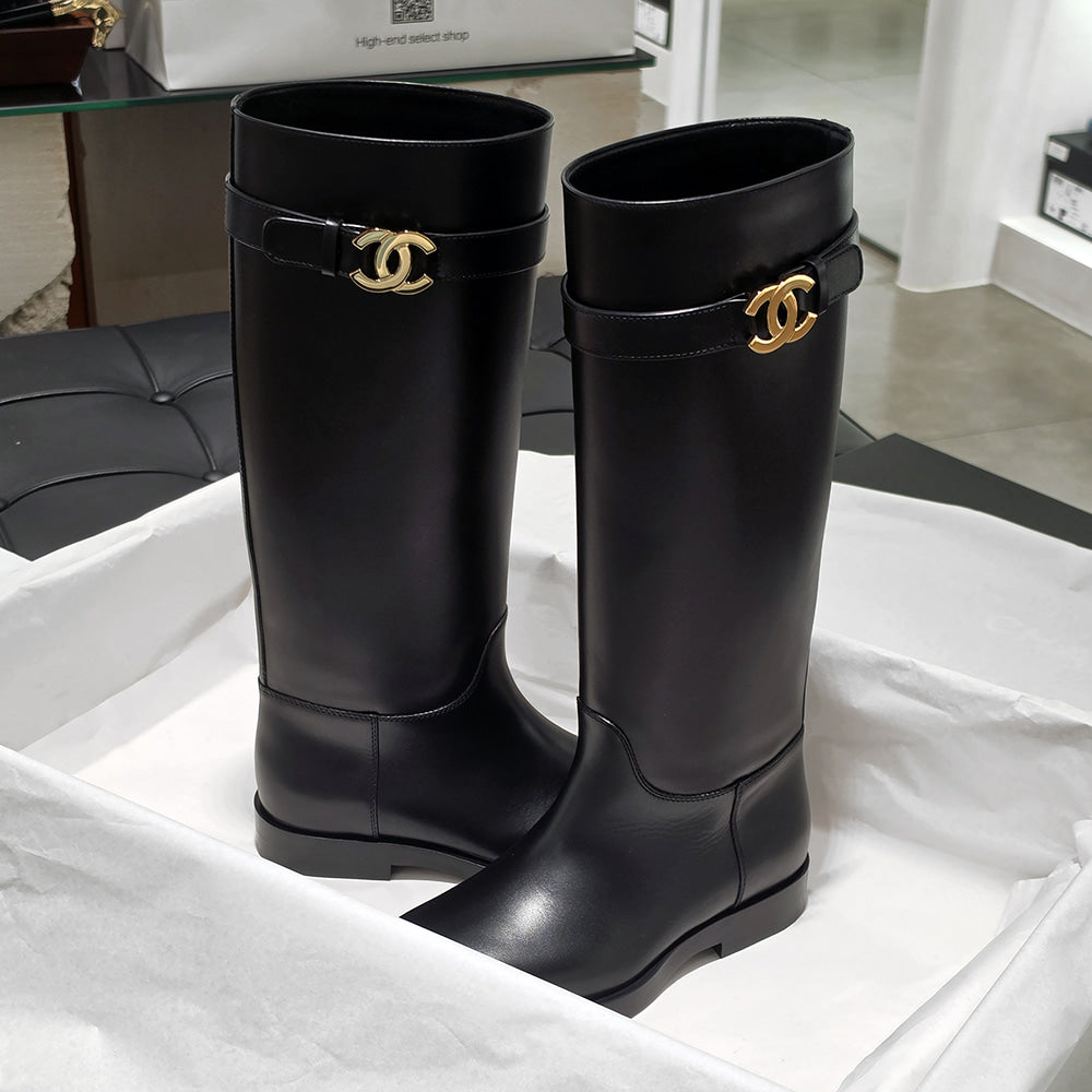 C Leather Boots