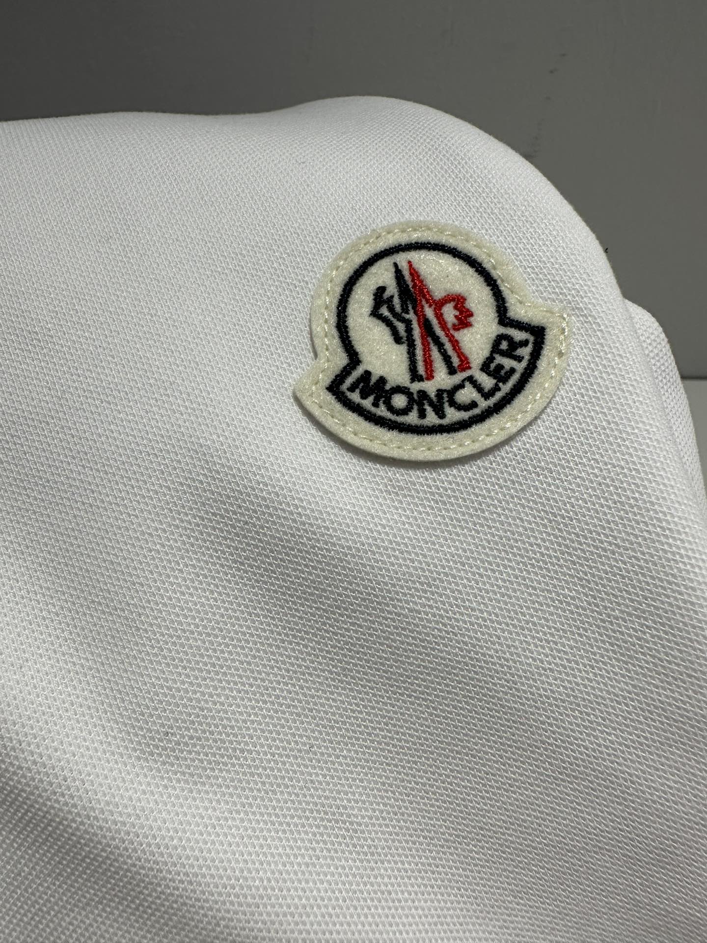 M Long Sleeve Polo in White