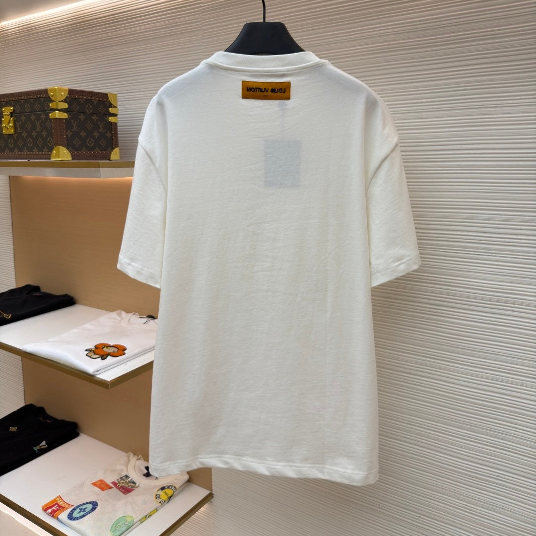 1V T-Shirt in White 4