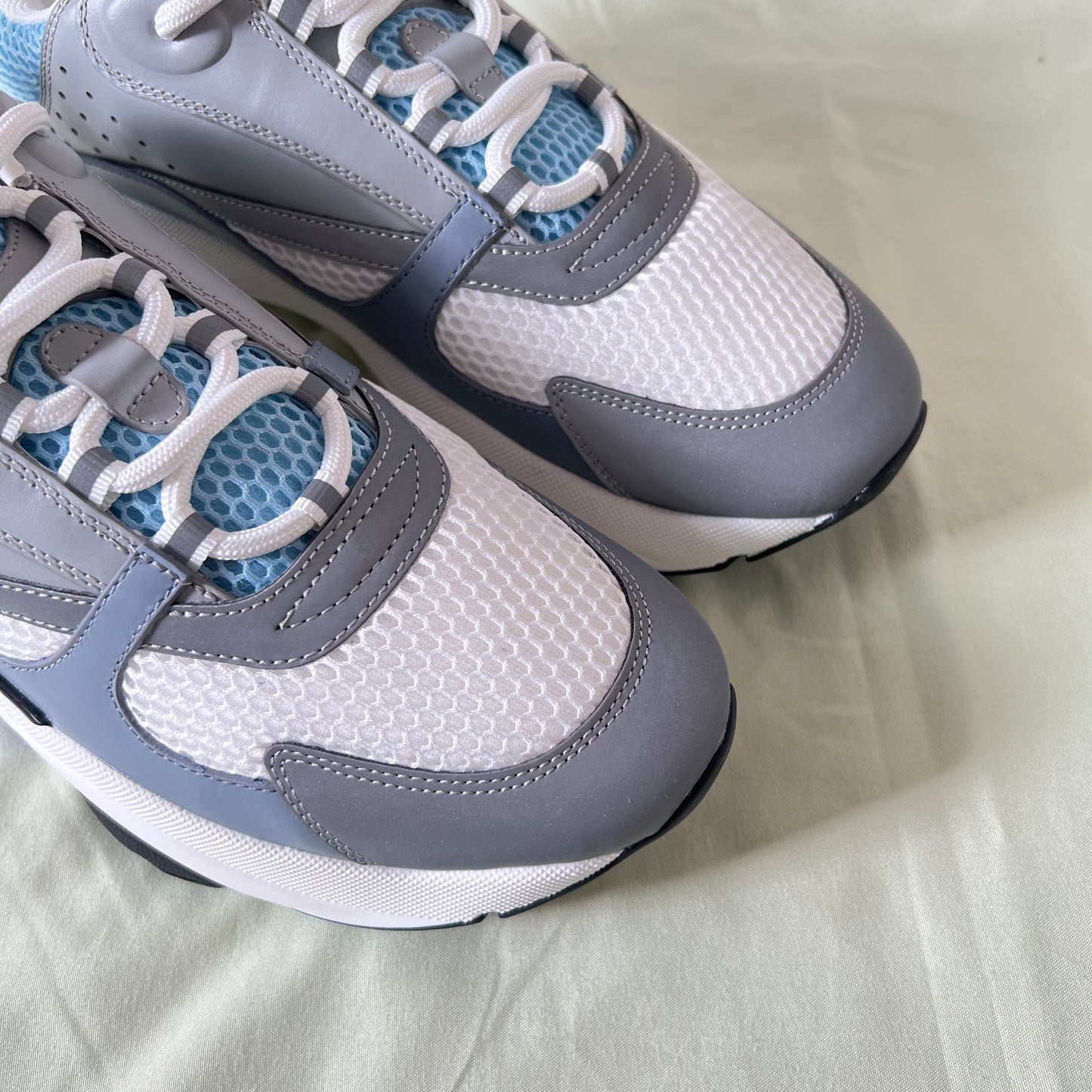 D Trainers in Blue/Grey