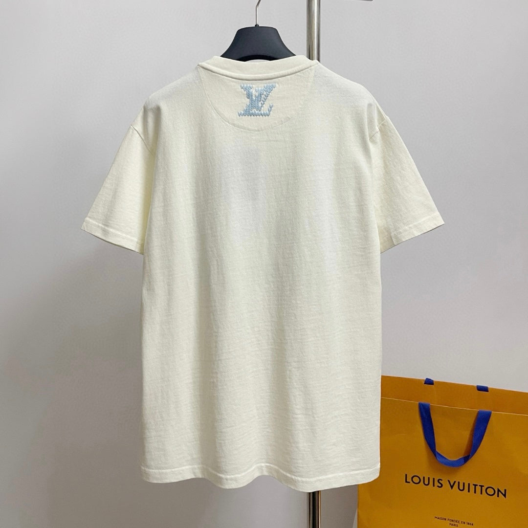 1V T-Shirt in White 3