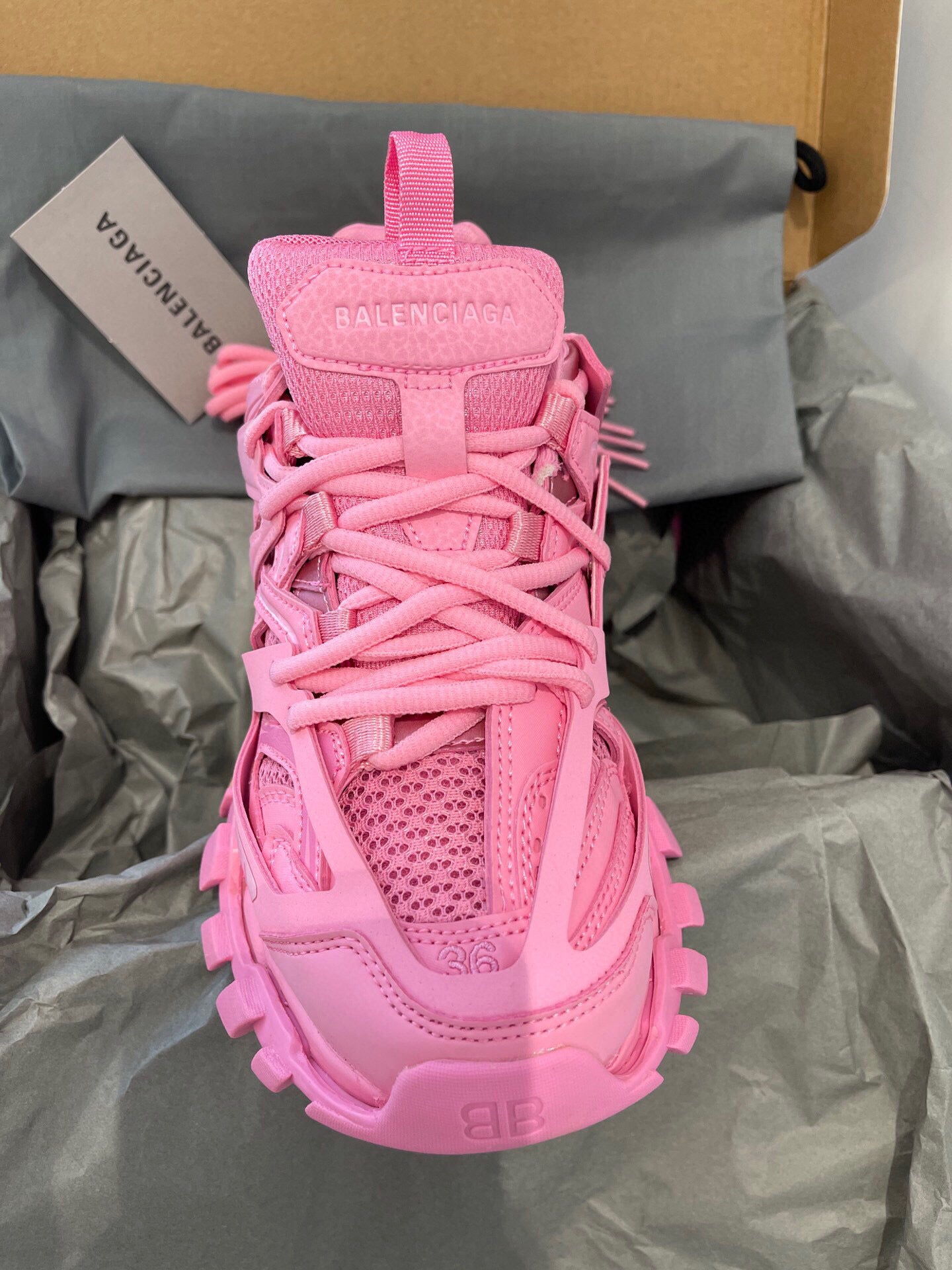 Track Sneakers in Pink