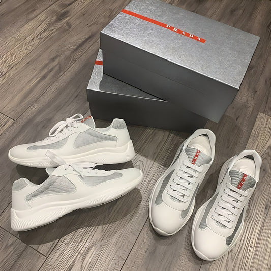 P Trainers in White