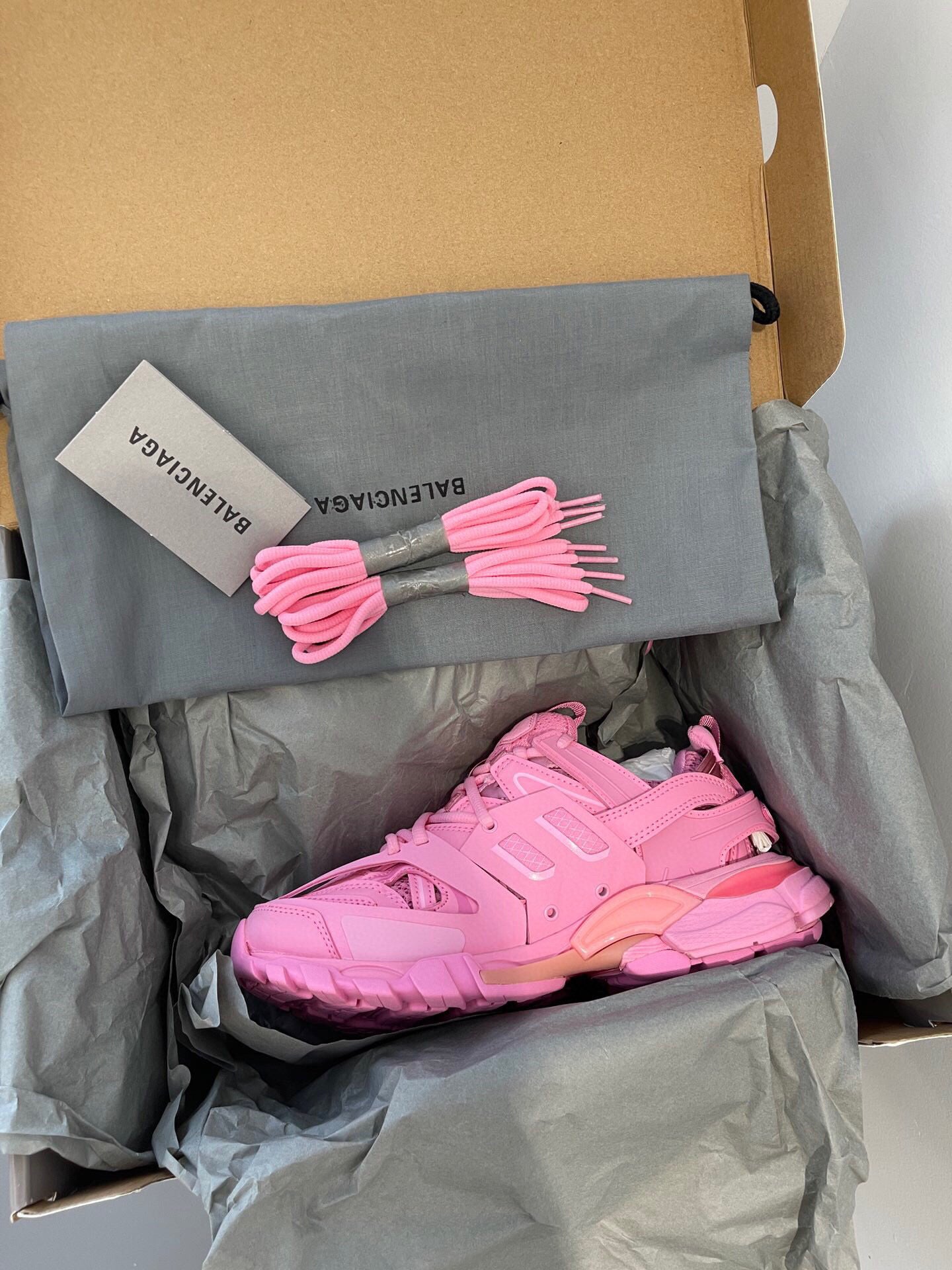 Track Sneakers in Pink