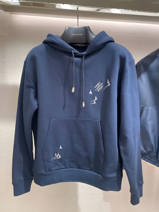 1V Hoodie in Blue