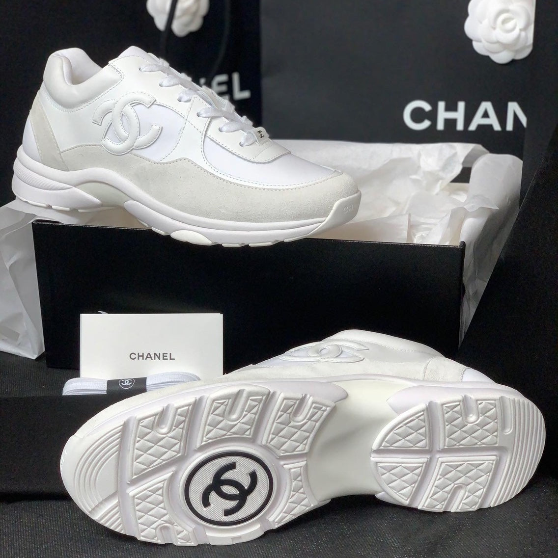 CC Trainers in White