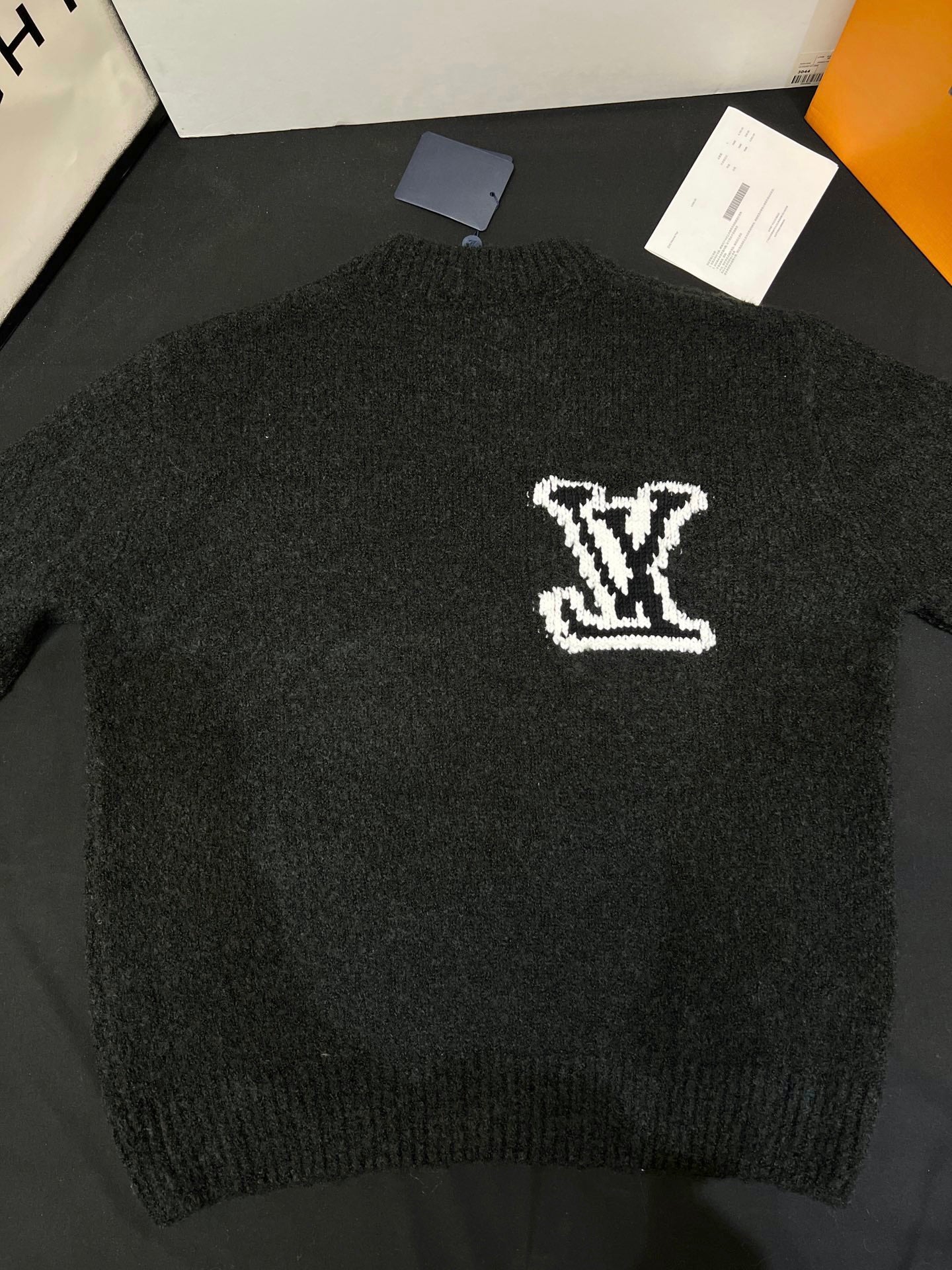 Knit Crewneck in Black