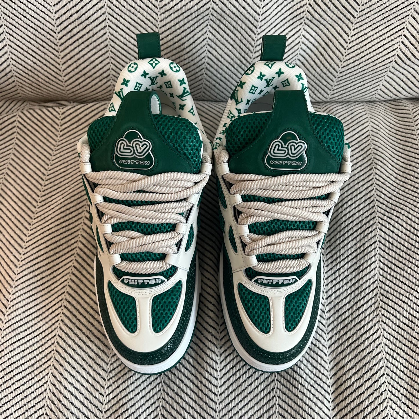 1V Skate Trainers in Green