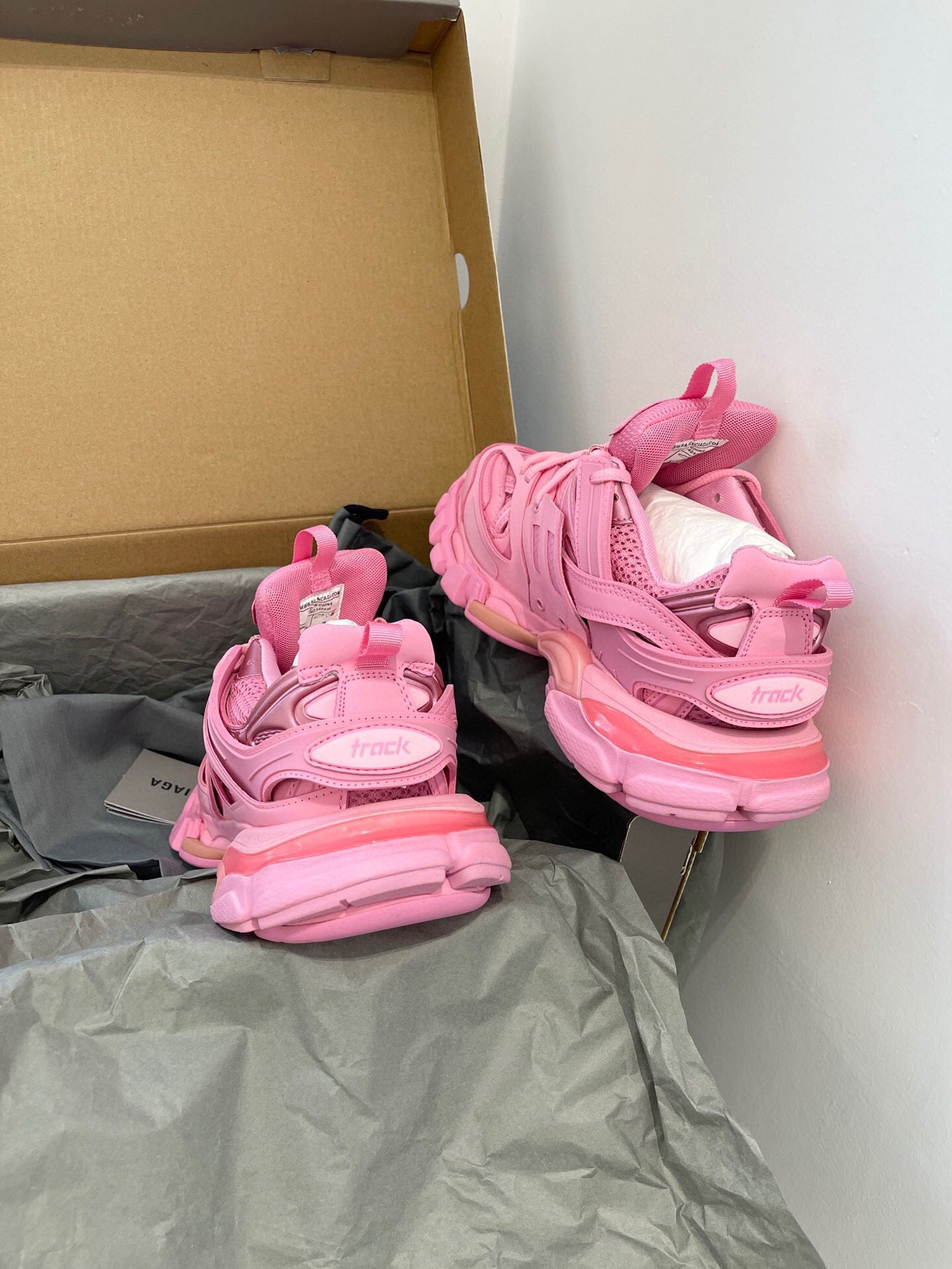 Track Sneakers in Pink