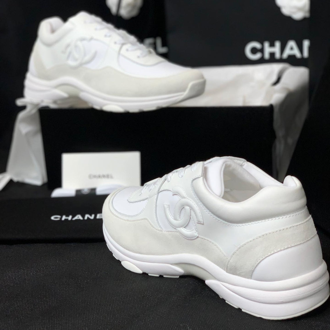 CC Trainers in White