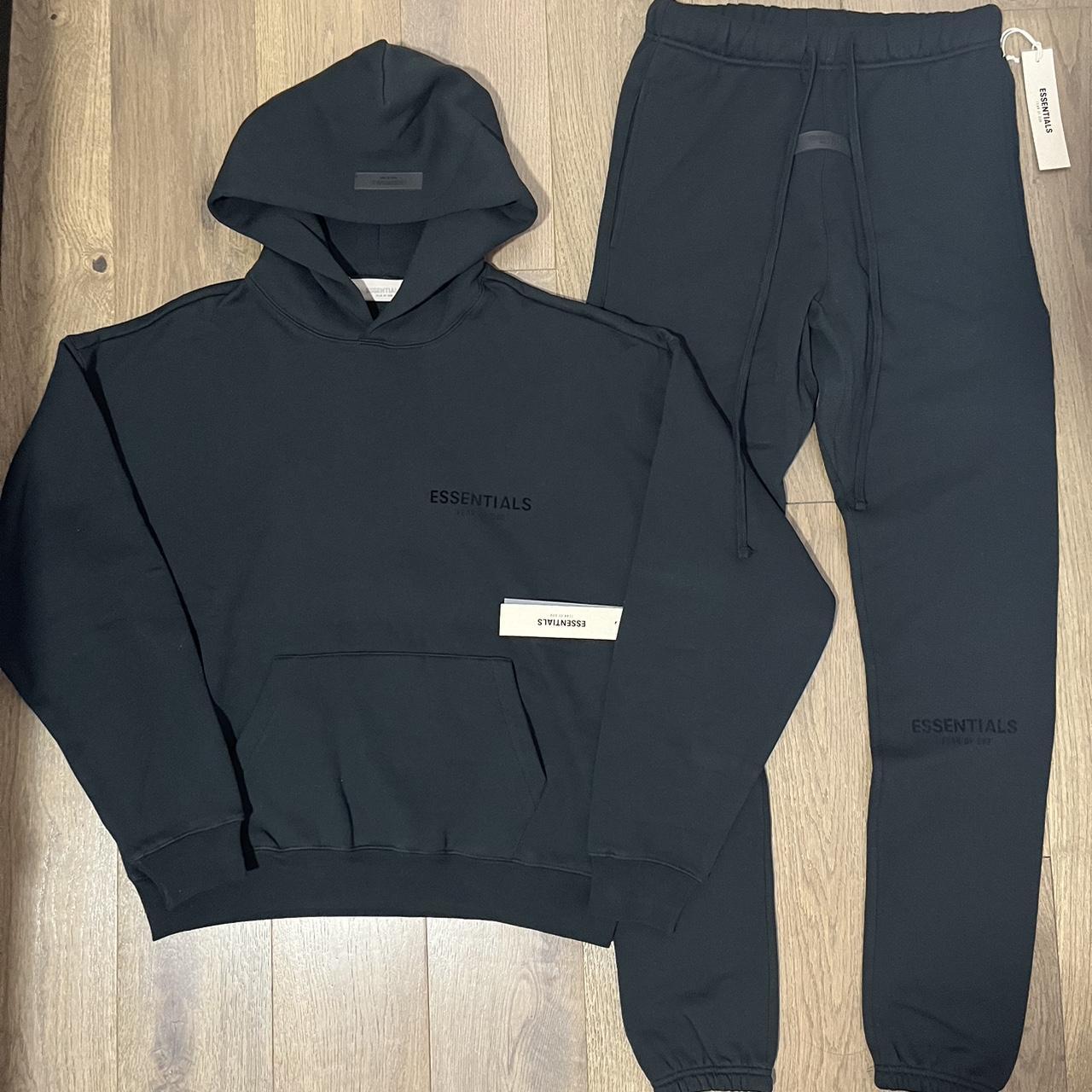 Essentials Tracksuit in Black 2