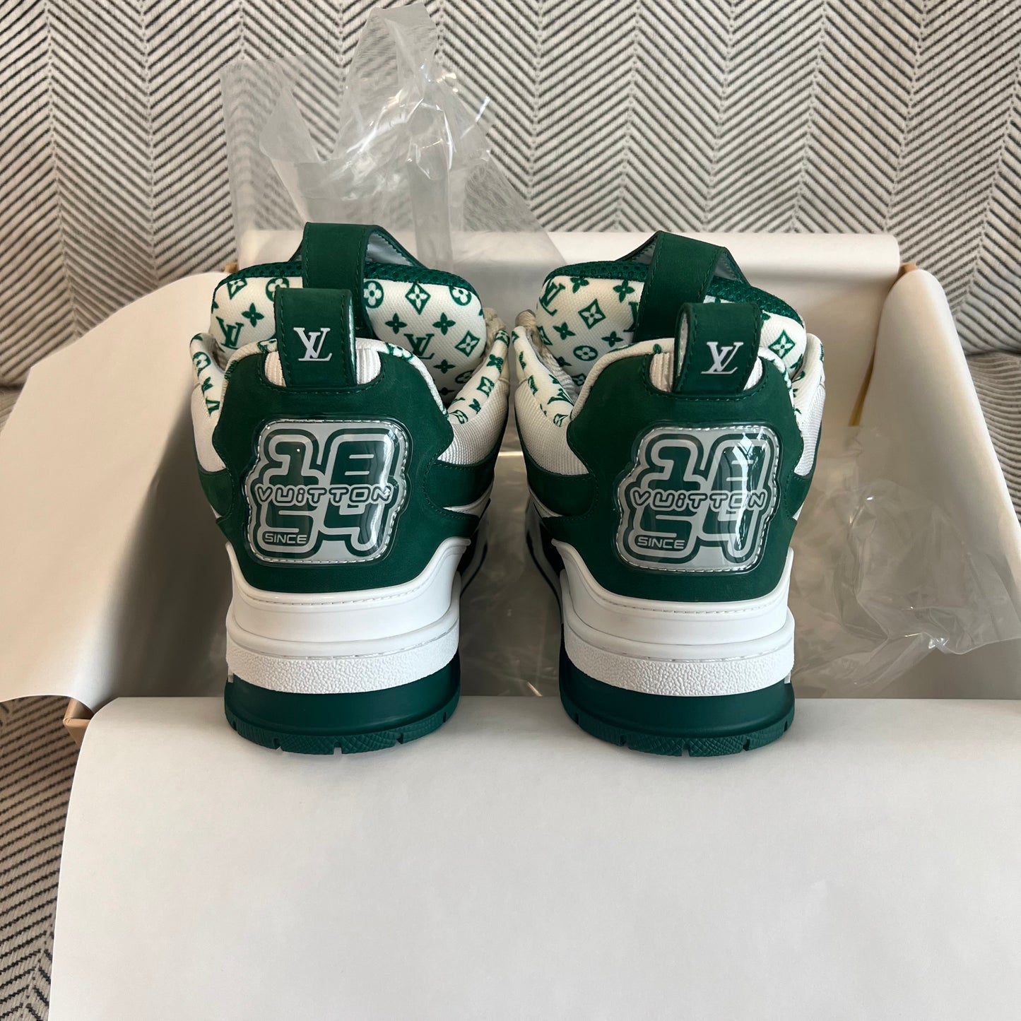 1V Skate Trainers in Green