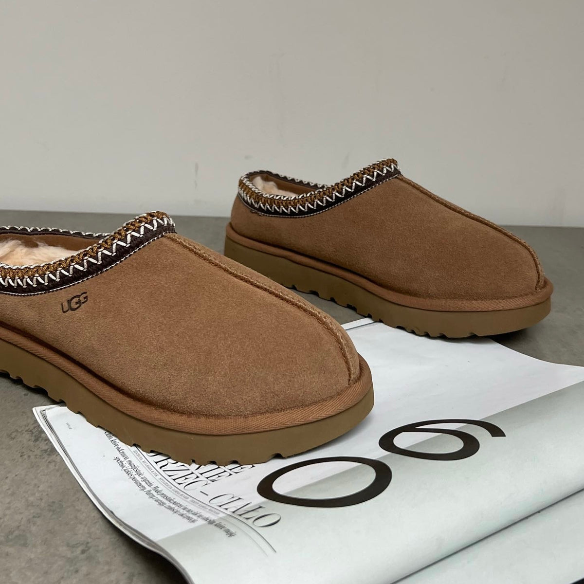 Tasman Slipper in Chestnut